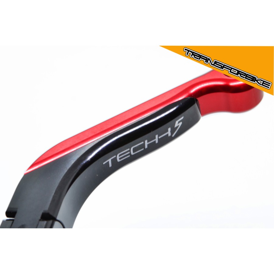 Leviers moto en alu anodisé repliables plusieurs coloris aluminium